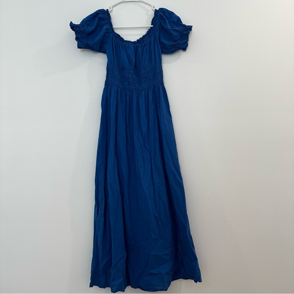 H&M Vibrant Blue Cotton Dress
